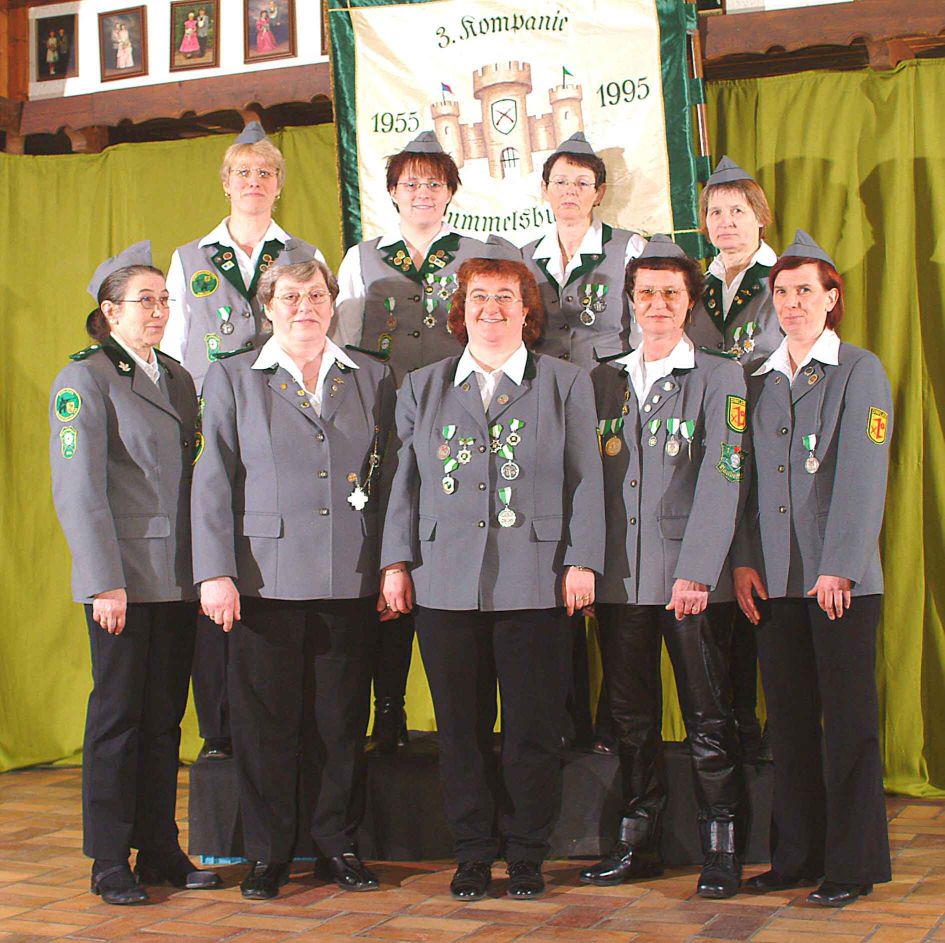 Die Damengruppe im Jahr 2005